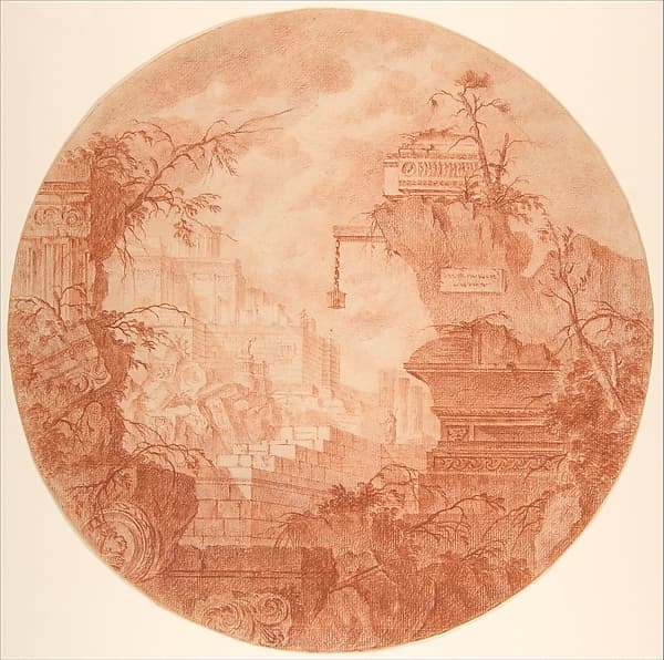 Architectural Fantasy, by Jean Laurent Legeay