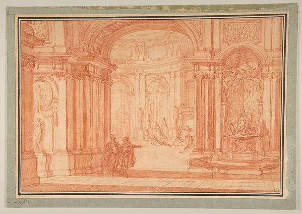 Study for the Rotunda of a Palace, by Jacques de Lajoüe