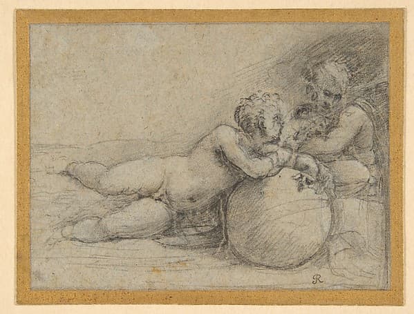 The Christ Child and Saint John the Baptist, by Sebastiano del Piombo (Sebastiano Luciani)