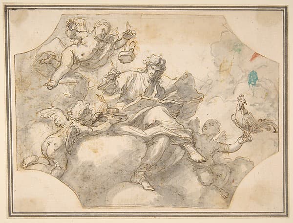 Allegorical Figure of Study, by Francesco Solimena
