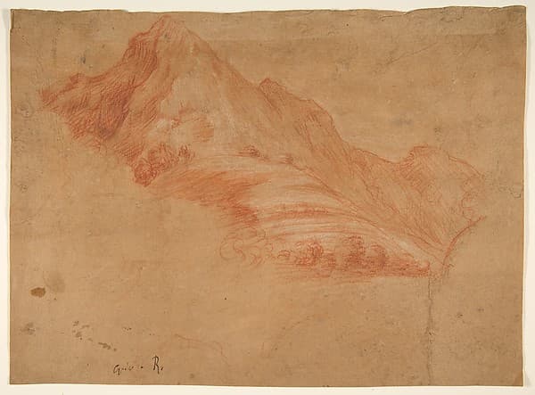 Landscape with Mountains, by Antonio d'Enrico Tanzio (Tanzio da Varallo)