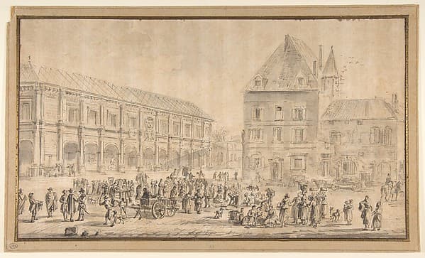 View of Gray, by Jean-Baptiste Lallemand