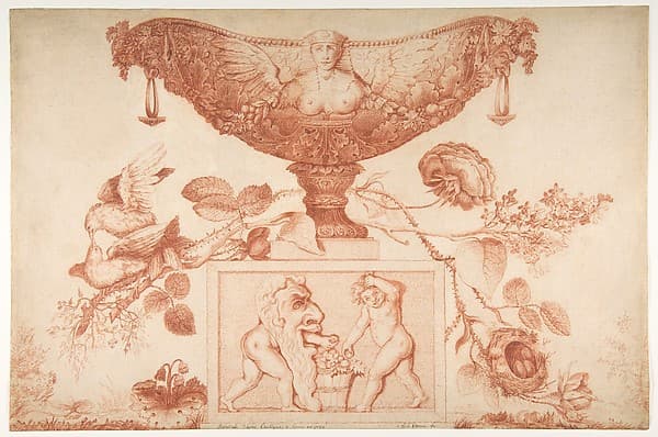 Wine Cooler or Vase on a Classical Pedestal, by Aubert Henri Joseph Parent