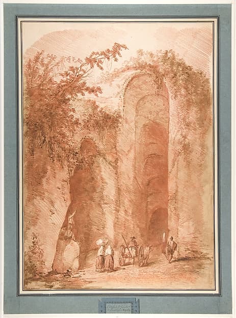 Entrance to the Grotto of Posillipo, by Hubert Robert