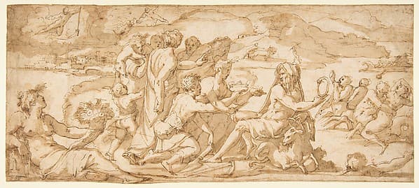 The First Fruits of the Earth Offered to Saturn, by Giorgio Vasari