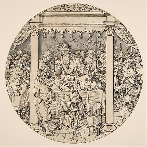 Episode from the "Gesta Romanorum": The Emperor and the Page, by Jörg Breu the Elder