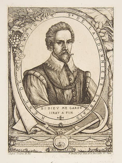 The Colonist René de Laudonnière Sablais, after van de Passe, by Charles Meryon