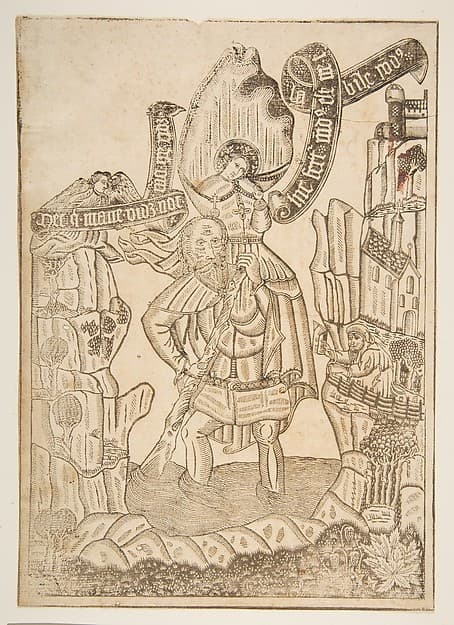 Saint Christopher, by Anonymous, German