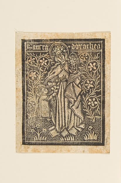 St. Dorothy, by Anonymous, German, 15th century