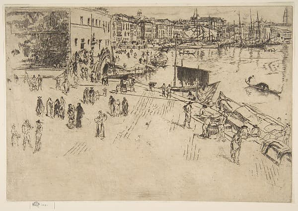The Riva, No. 1 (The Riva), by James McNeill Whistler