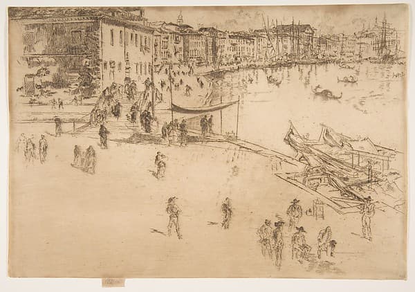 The Riva, No. 2, by James McNeill Whistler