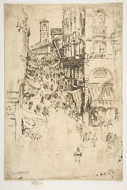 The Rialto, by James McNeill Whistler