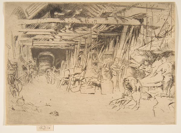 Wheelwright, by James McNeill Whistler