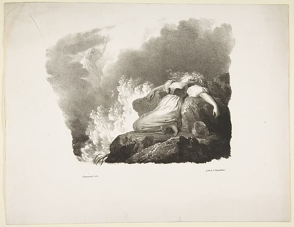 Lithograph from Baron Taylor's "Voyages Pittoresques", by Godefroy Engelmann