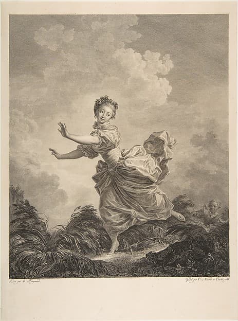 La Fuite a Dessein, by Jean Honoré Fragonard