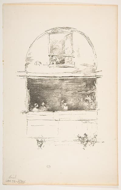 The Forge–Passage du Dragon, by James McNeill Whistler