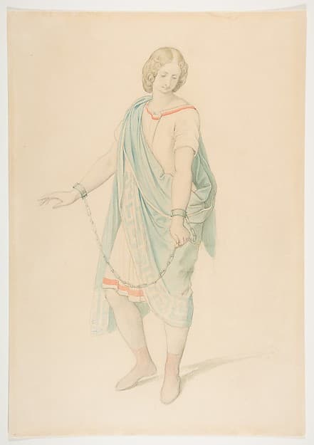 The soprano Karoline Hetzenecker in the role of Sesto in La Clemenza di Tito by W.A. Mozart, by Moritz von Schwind