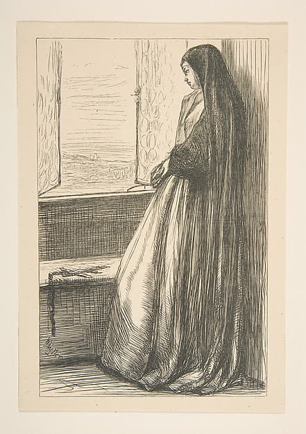 The Nun in "Count Burckhardt" (from "Once a Week"), by James McNeill Whistler