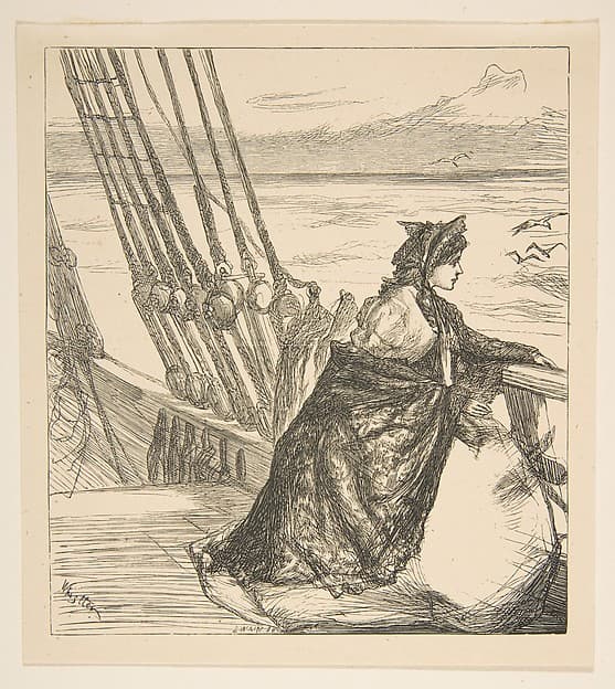 The Major's Daughter (from "Once a Week"), by James McNeill Whistler