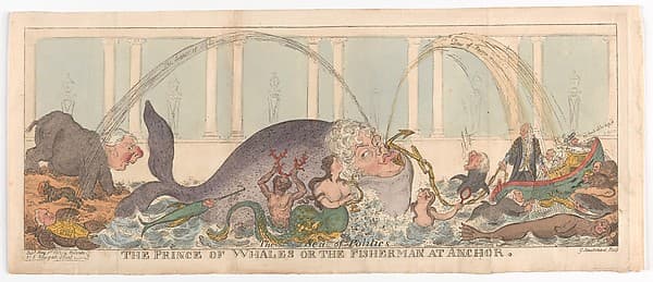 The Prince of Whales or the Fisherman at Anchor, by George Cruikshank