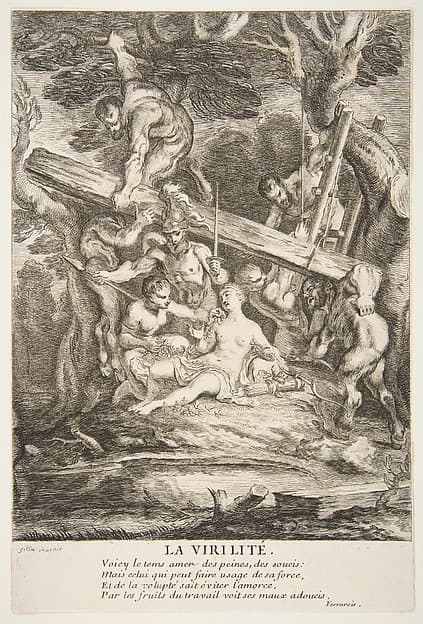 Manhood, by Claude Gillot