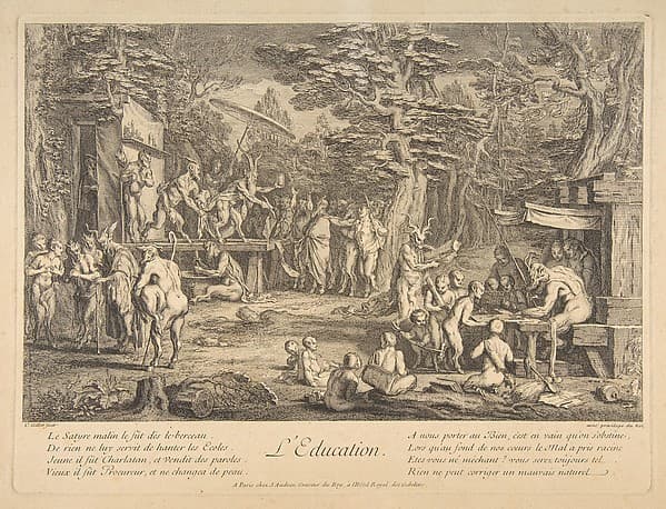 Education, by Claude Gillot