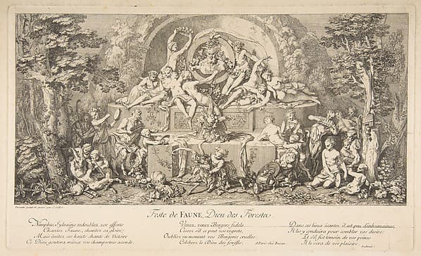 The Feast of the Faun, by Claude Gillot