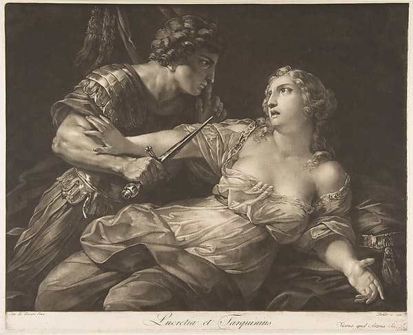 Tarquin and Lucretia, by Johann Peter Pichler