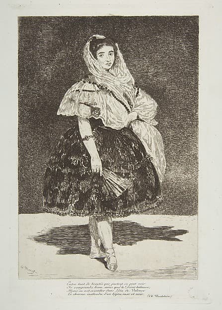Lola de Valence, by Edouard Manet