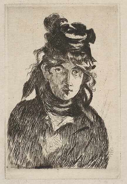 Berthe Morisot, by Edouard Manet