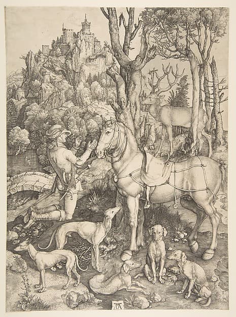 Saint Eustace, by Albrecht Dürer