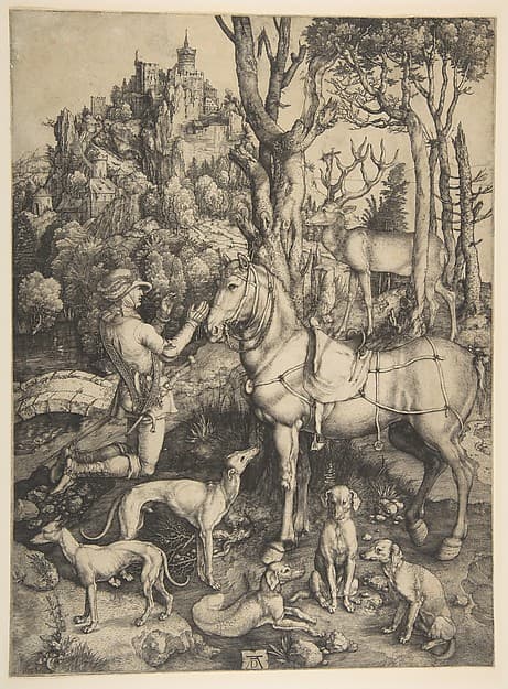 Saint Eustace, by Albrecht Dürer