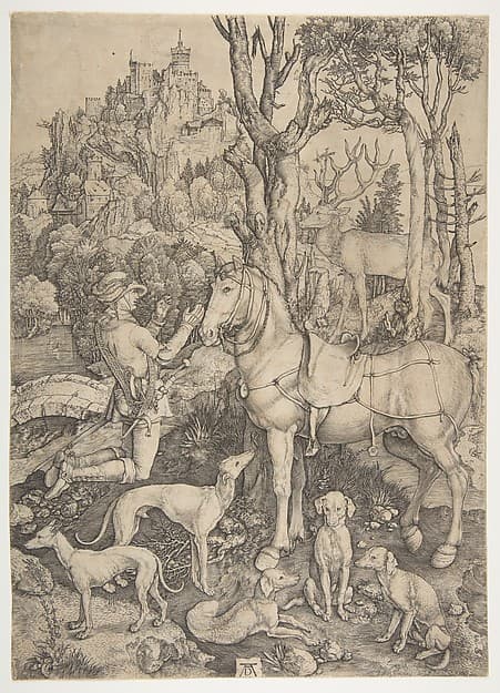 Saint Eustace, by Albrecht Dürer