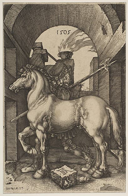 The Little Horse (copy), by Jan (Johannes) Wierix