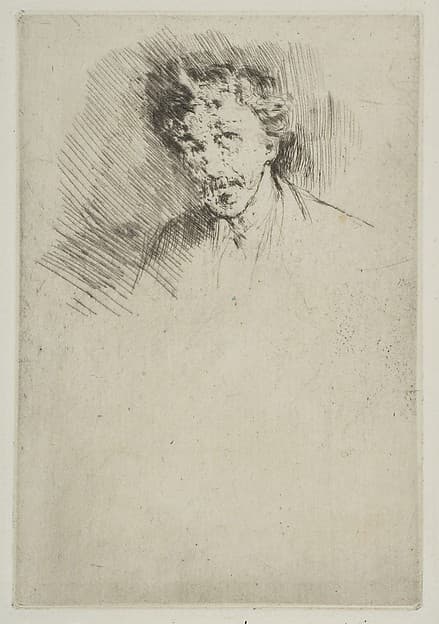 Whistler with the White Lock, by James McNeill Whistler