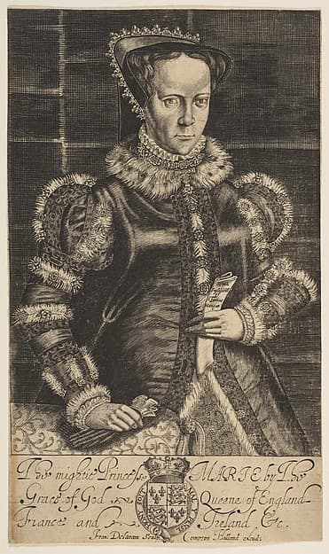 Mary I, Queen of England, by Francis Delaram