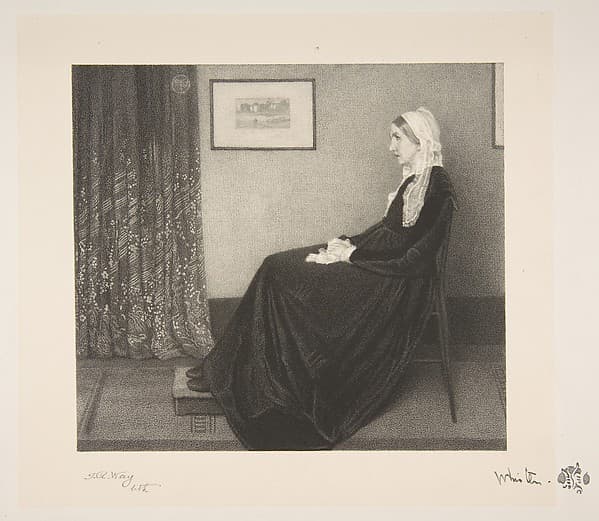 Arrangement in Grey and Black: Portrait of the Artist's Mother, by Thomas Robert Way