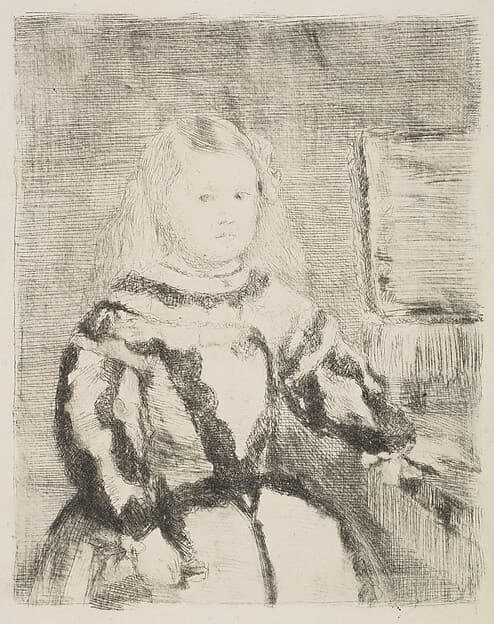 The Infanta Margarita, after Velázquez, by Edgar Degas