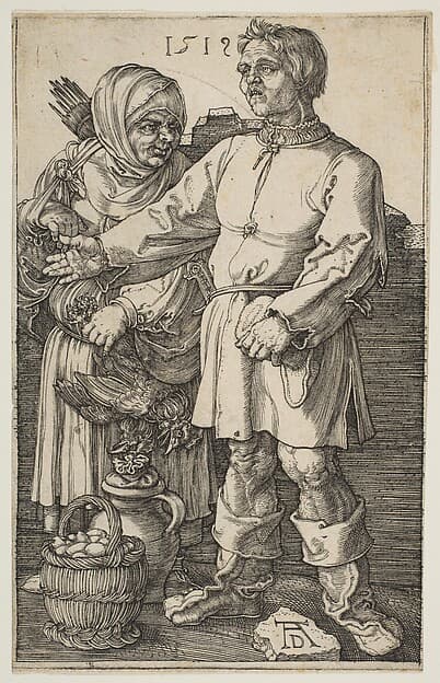The Peasant Couple at Market, by Albrecht Dürer