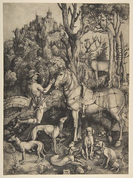 Saint Eustace, by Albrecht Dürer
