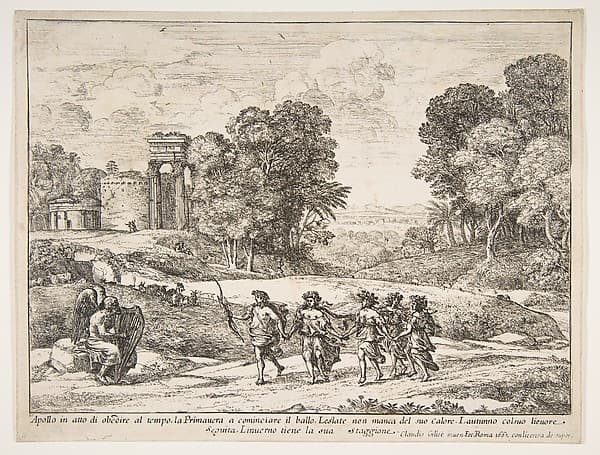 Time, Apollo and the Seasons, by Claude Lorrain (Claude Gellée)