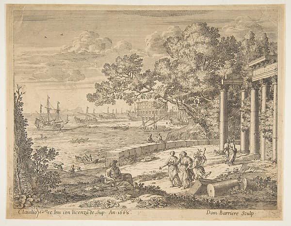 Landscape with Mercury, by Claude Lorrain (Claude Gellée)