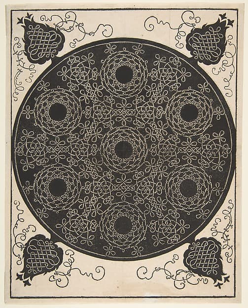 “The Sixth Knot”. Interlaced Roundel with Seven Wreaths, by Albrecht Dürer