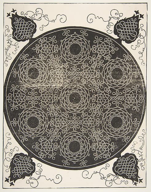 “The Sixth Knot”. Interlaced Roundel with Seven Wreaths, by Albrecht Dürer