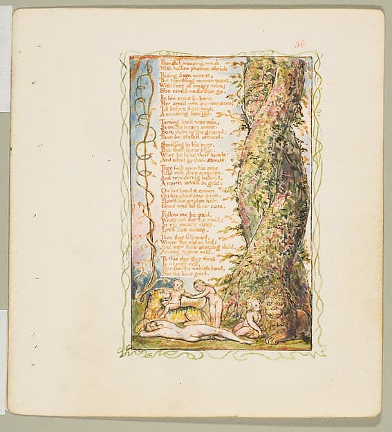 Songs of Experience: The Little Girl Found (second plate), by William Blake
