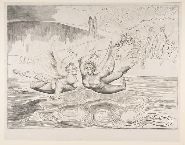 The Circle of Corrupt Officials: The Devils Mauling Each Other, by William Blake
