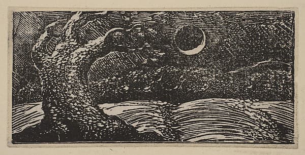 Blasted Trees and Flattened Crops, from Thornton's "Pastorals of Virgil", by William Blake