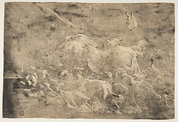 Noah and the animals entering the ark, by Giovanni Benedetto Castiglione (Il Grechetto)