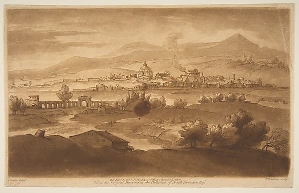View of Rome and Surrounding Country, by Richard Earlom
