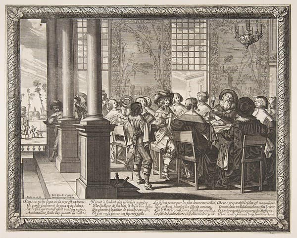 The Banquet for the Return of the Prodigal Son, by Abraham Bosse